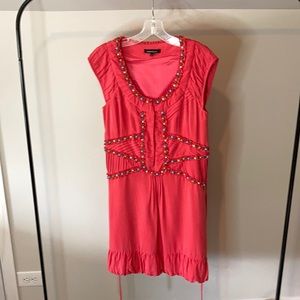 Nanette Lepore Silk Dress with beaded trim